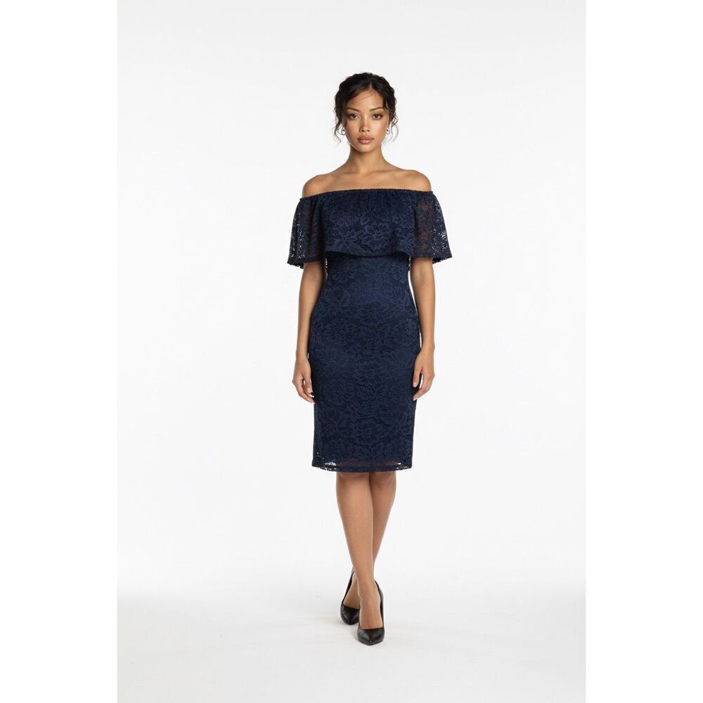 Charlotte Russe Lined Blue Soft Lace size Large